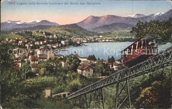 Zahnradbahn Lugano Ferrovia funicolare Monte San Sa