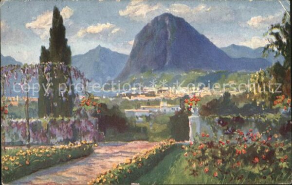 Kutscha Paolo Die Schweiz Lugano Monte San Salvatore