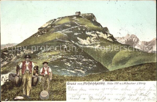 Trachten Schweiz Appenzell Hoher Kasten Kuhglocken
