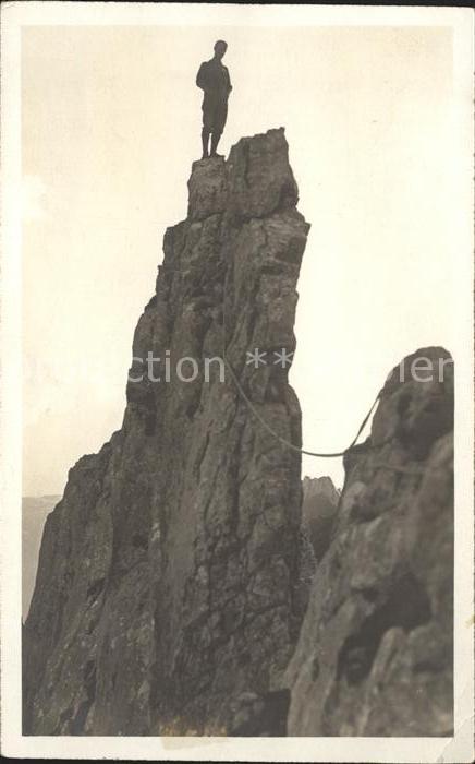 Bergsteigen Klettern Grat 1. Kreuzberg
