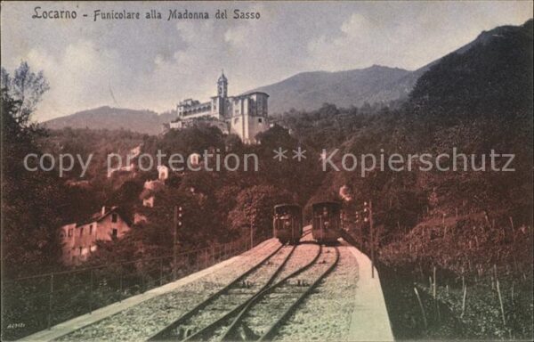 Zahnradbahn Funicolare Madonna del Sasso Locarno