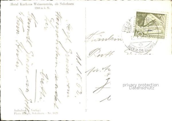 Alphorn Alphornbläser Hotel-Kurhaus Weissenstei – Bild 2