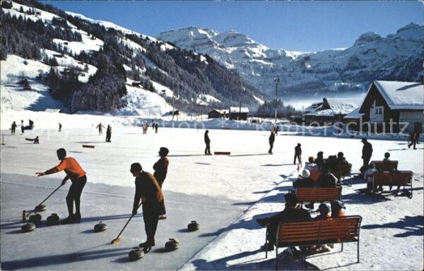 Wintersport Eis- und Curling-Bahn Wildstrubel Lenk