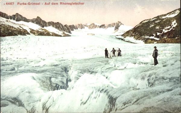 Wandern Furka-Grimsel Rhonegletscher