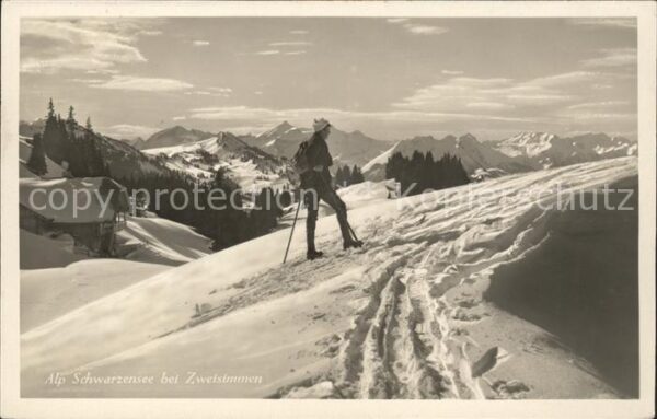 Bergsteigen Klettern Wandern Alp Schwarzensee Zweistimmen