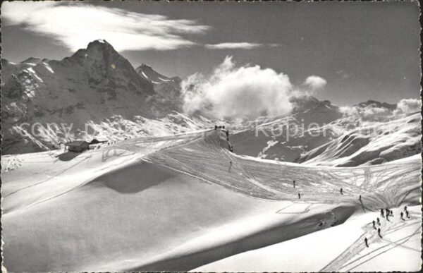 Skifahren Eiger Jungfrau Grindelwald-First