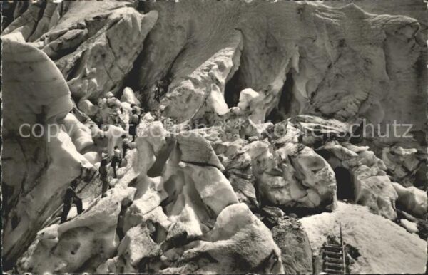 Bergsteigen Klettern Grindelwald Gletscher Eingang Eisgrotte