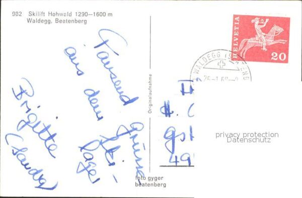 Skilift Hohwald Waldegg Beatenberg – Bild 2