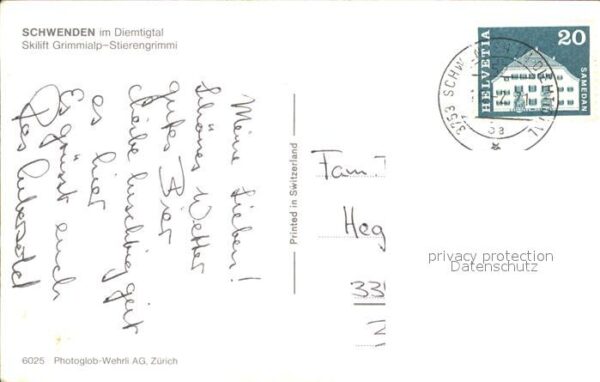 Skilift Grimmialp-Stierengrimmi Schwenden Diemt – Bild 2