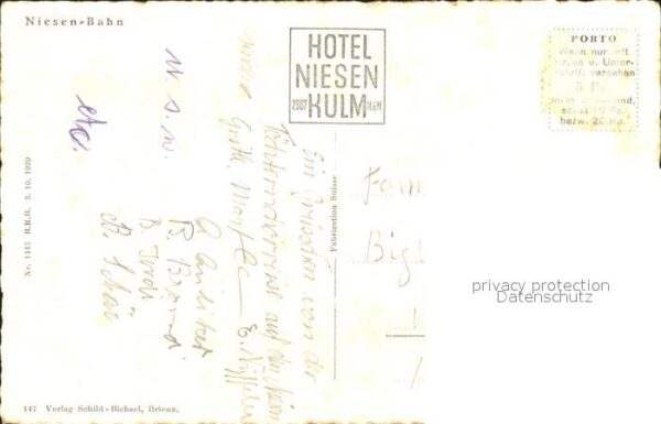 Zahnradbahn Niesen-Bahn – Bild 2