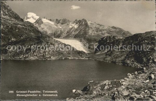 Gletscher Grimsel-Passhöhe Totenseeli Rhonegletsc