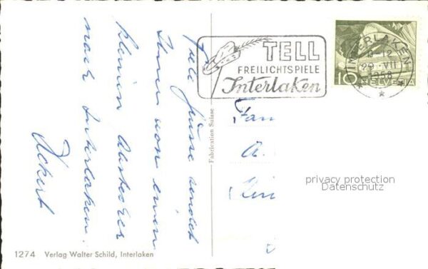 Dampfer Seitenrad Helvetia Interlaken Schiffstation – Bild 2