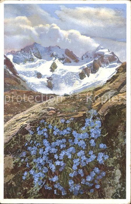 Verlag Photochromie Nr. 1481 Serie 579 Himmelsherold Engadin Be