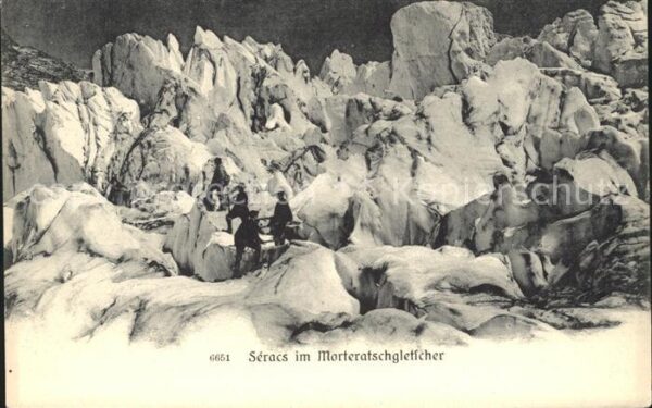Bergsteigen Klettern Seracs Morteratschgletscher