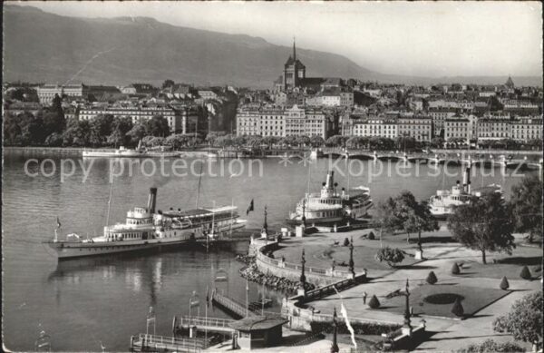 Dampfer Seitenrad Geneve