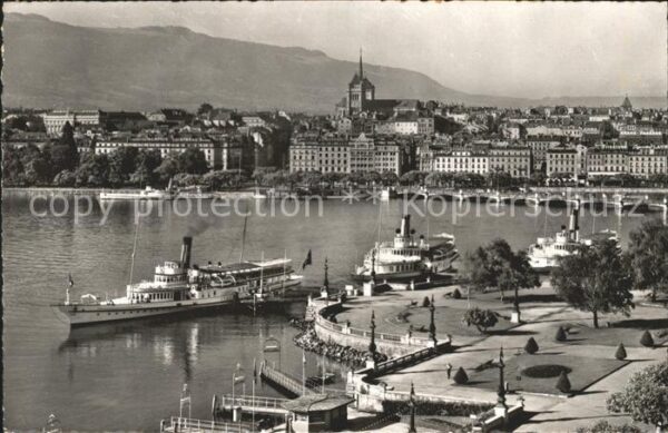 Dampfer Seitenrad Geneve