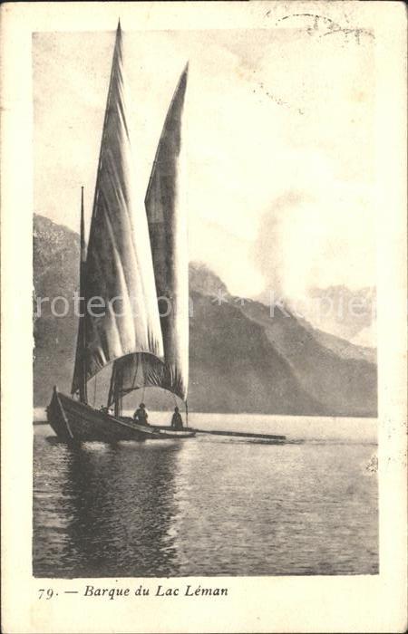Segelboote Barque Lac Leman