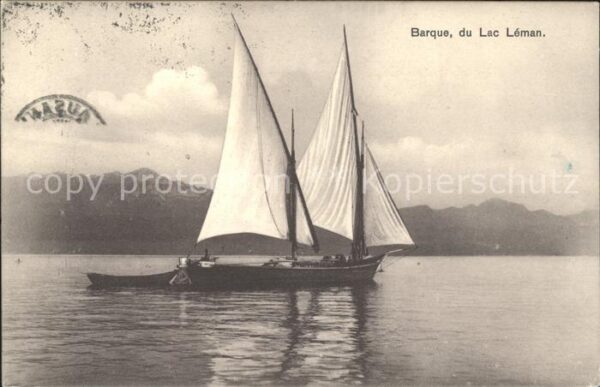 Segelboote Barque Lac Leman