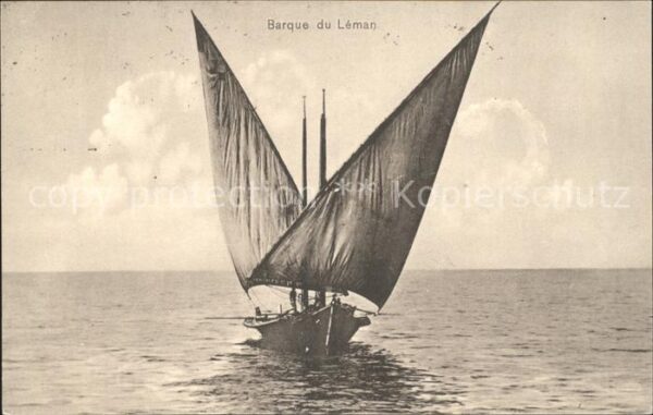Segelboote Barque du Leman