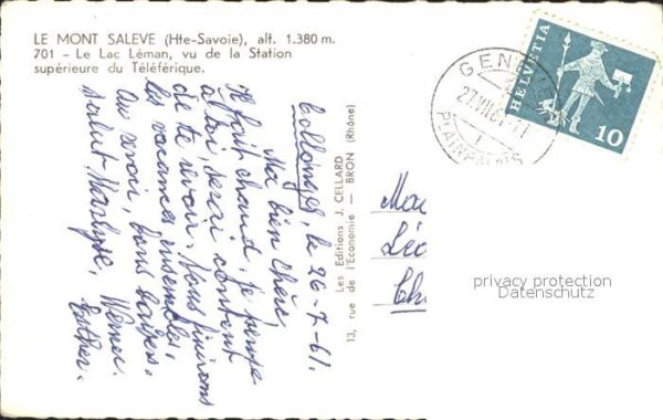 Seilbahn Mont Saleve Lac Leman – Bild 2