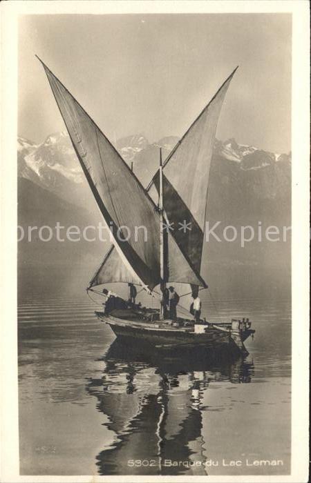 Segelboote Barque Lac Leman