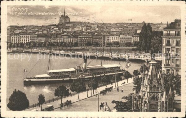 Dampfer Seitenrad La Suisse Geneve