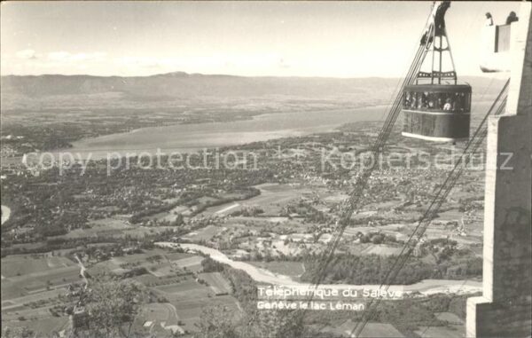 Seilbahn Telepherique du Saleve Geneve Lac Leman
