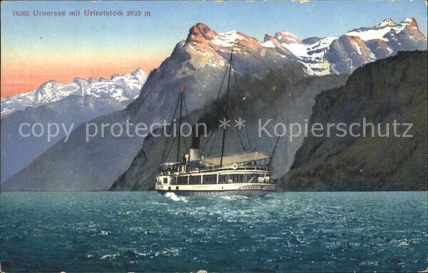 Dampfer Binnenschifffahrt Urnersee Urirotstock