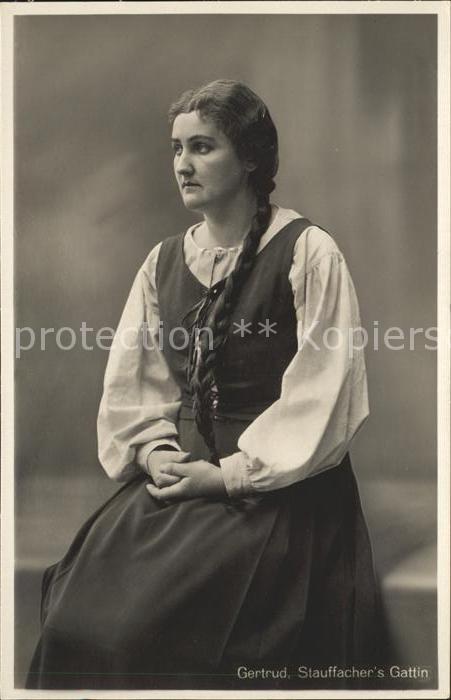 Tell Wilhelm Tellspiele Altdorf Gertrud Stauffacher'