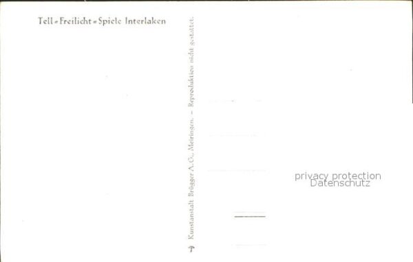 Tell Wilhelm Tell-Freilichspiele Interlaken – Bild 2