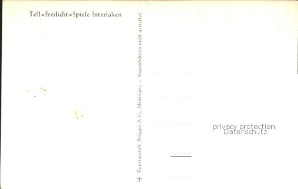 Tell Wilhelm Tell-Freilichspiele Interlaken – Bild 2