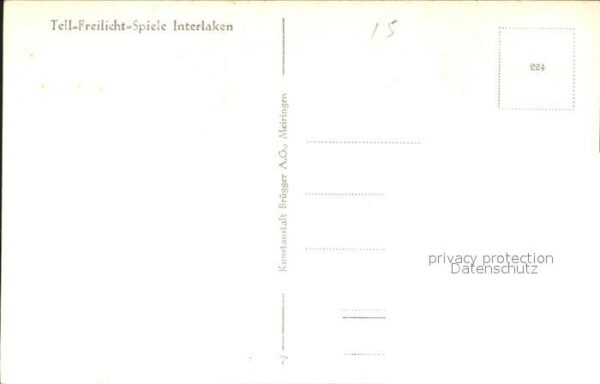 Tell Wilhelm Freilichtspiele Interlaken – Bild 2