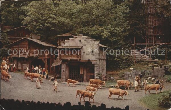 Tell Wilhelm Freilichtspiele Interlaken Alp-Aufzug