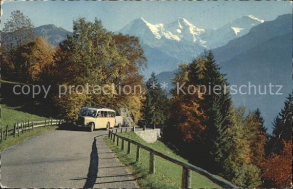 Postbus Beatenberg Eiger Mönch Jungfrau