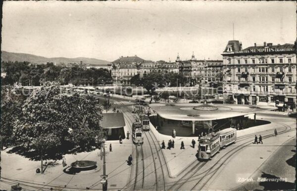 Strassenbahn Zürich Bellevueplatz