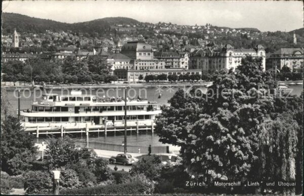 Motorschiffe Linth Utoquai Zürich