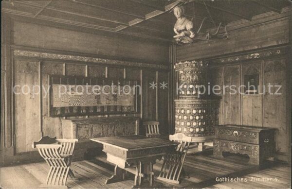 Kachelofen Gothisches Zimmer Frauenkloster Oetenba