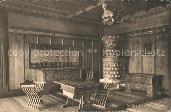 Kachelofen Gothisches Zimmer Frauenkloster Oetenba
