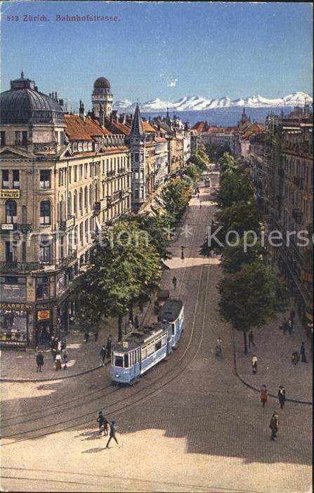 Strassenbahn Zürich Bahnhofstrasse