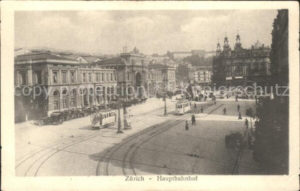 Strassenbahn Zürich Hauptbahnhof