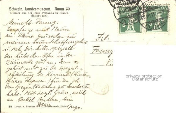 Kachelofen Zimmer Casa Pellanda Biasca – Bild 2