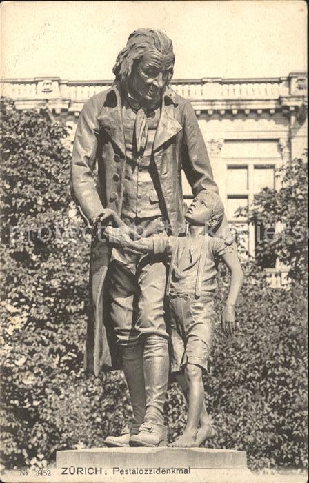 Pestalozzi Heinrich Denkmal Zürich