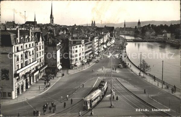 Strassenbahn Zürich Limmatquai