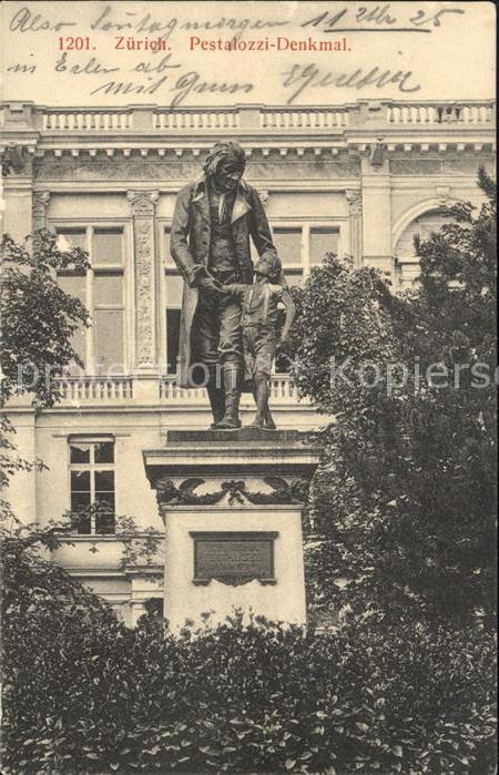 Pestalozzi Heinrich Denkmal Zürich