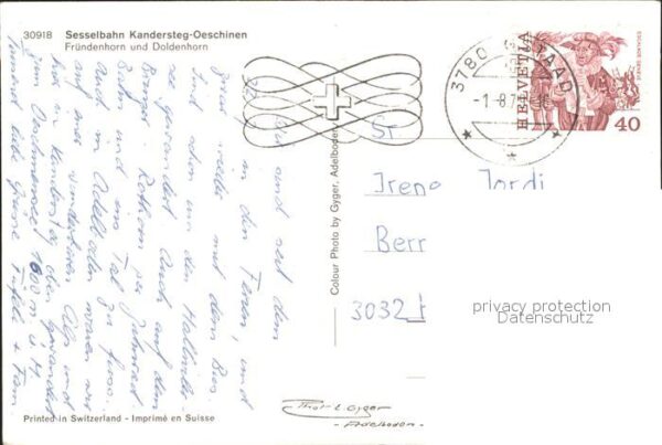 Sessellift Kandersteg-Oeschinen Fründenhorn Dolden – Bild 2