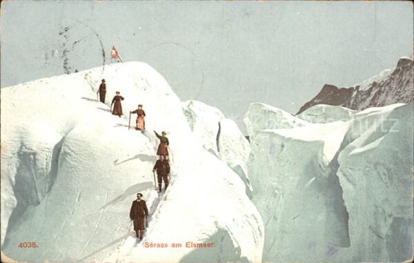 Bergsteigen Klettern Seracs Eismeer Gletscher