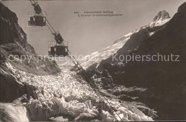 Seilbahn Wetterhorn Oberer Grindelwaldgletscher