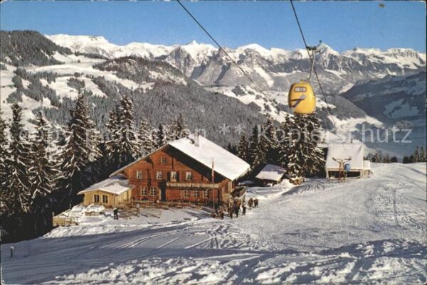 Seilbahn Zweisimmen-Rinderberg Berghaus Mittelst