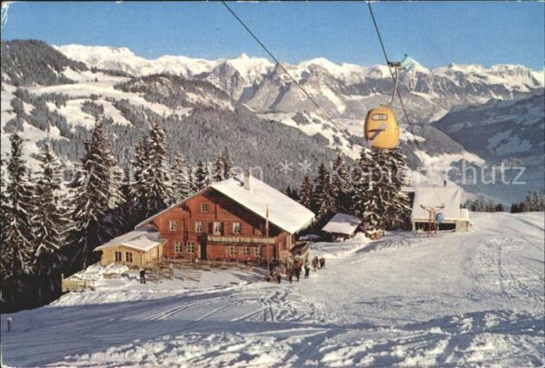 Seilbahn Zweisimmen-Rinderberg Berghaus Mittelst