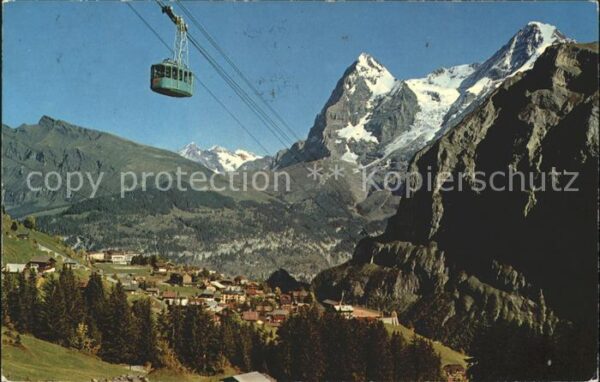 Seilbahn Schilthorn Mürren Eiger Mönch